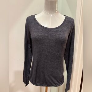 Beyond Yoga Charcoal Long Sleeve Top